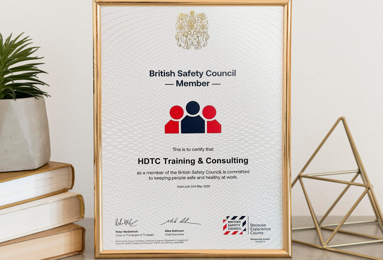 اعتمادية مجلس السلامة البريطاني لمركز HDTC